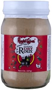 Ragin' Cajun Fixin's 8 oz. Dark Dry Roux - a Louisiana Product for making Gumbo, Stews or Used as a Thickening Agent 3 Pack