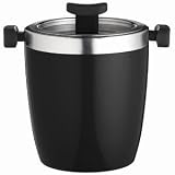 from Bar Craft Bar Craft Stainless Steel Double Walled Ice Bucket Model KCBCBUCICEBLK