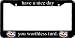 Dog of Glee Bulldog Licensed Plate Frame Rude Dog Lovers Gift 