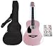 Musical Instruments : SX SG15 1/2 MNP Acoustic Guitar Left Handed Pink