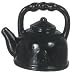 Dollhouse Miniature Black Vintage Style Black Teapot