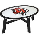 Cincinnati Bengals Wood Coffee Table With Glass Cover