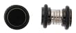 No Piercing Required - Anodized Stainless Steel Magnetic Fake Plugs - Imitation 2G with rubber bands - Sold as a Pair