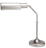 Ott-Lite 18-Watt VisionSaver+ Hampton Table Lamp, Brushed Nickel  Finish