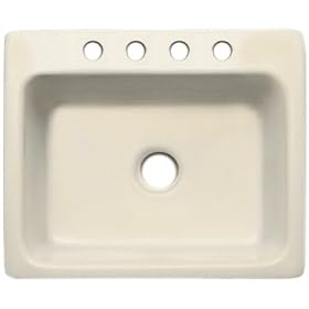 Peachtree Forge PF21 Dawson Kitchen Sink, 4-Hole, Biscuit by Peachtree Forge