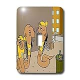 Londons Times Funny Animals Cartoons - Bad Snakes Cobra Youth - Light Switch Covers - single toggle switch