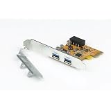 ORICO PFU3-2P USB 3.0 High Speed Schnittstellenkarte Adapter PCI Express Card Super Speed 2 Port Karte PCIe Karte, Fresco FL1009 Steuerchipsatz, Kompatible mit Mac OS X Lionvon "ORICO"