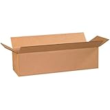 Aviditi 2486 Corrugated Box, 24" Length x 8" Width x 6" Height, Kraft (Bundle of 25)