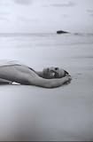 Fernanda Motta Lying on BEACH Victorias Secret Poster.