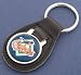 Baltimore Orioles Leather Keychain