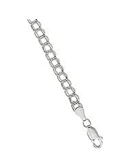 WomenS Bracelet in White Gold - 14kt - Mirror Finish - Elegant