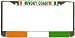 Ivory Coast Flag Chrome Metal License Plate Frame Holder