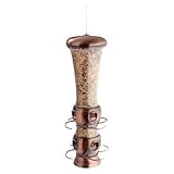 Perky-Pet 112-4 Select-A-Bird Tube Feeder with Metal Finish