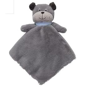  Puppy Security Blanket Snuggle Buddy Lovey Grey Color Rattles by Carters