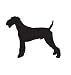Terrier Dog Pet Airedale Terrier Car Truck Vehicle Bumper Helmet Decal Sticker Wall Art Laptop Design Skin Stickers