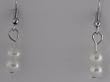 Pearl Tone Globes Earrings