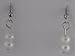 Pearl Tone Globes Earrings