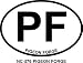 Pigeon Forge Oval Bumper Sticker