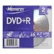 Memorex DVD 2PK 16X Slim