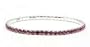 Purple Austrian Crystal 9.5" Stretch Anklet / Bracelet