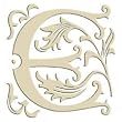Monogram Embroidered Guest Towel - E - 1 Hand Towel