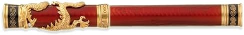 David Oscarson Black Water Dragon Rollerball Pen Ruby Red