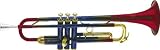Amati ATR 213 Rainbow Series Bb Student Trumpet (Atr 213Rebez-Oa Red And Blue Rainbow)