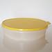 Tupperware 12" Round Pie Keeper. White with Yellow Seal