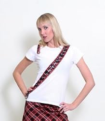 Folter Tartan Tee Punk Schoolgirl style T Shirt