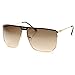 zeroUV - Modern Fashion Square Flat Top Metal Aviator Sunglasses