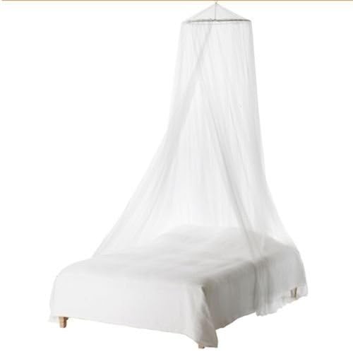 LoJe Baby Cot Bed Rod Clamp Drape Mosquito Net, white