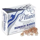 ALLIANCE RUBBER ALL24105 Ergonomically correct boxed rubber bands, size 10, approx. 5,000, 1-lb. box Sold as 1 BX