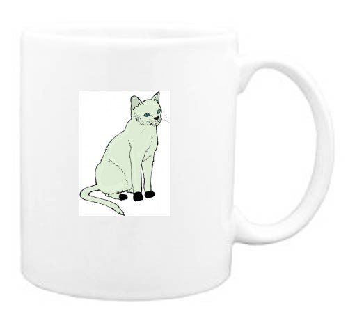 Mug with tonkinese, cat, white, pet, animal
