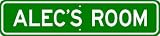 ALEC ROOM SIGN - Personalized Gift Boy or Girl, Aluminum