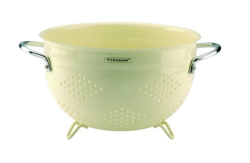 Typhoon Retro Vanilla Cream Colander Large 24Cm