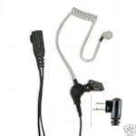 Covert Ear PTT Mic Acoustic Tube for Kenwood TK Two Way Radio