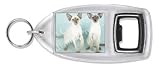 TWO SIAMESE CATS Bottle Opener