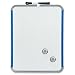 Electronics : Nobo SlimLine Magnetic Drywipe Board with Pen and Eraser 220x14x280mm White and Blue Ref QB05142AS