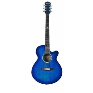 【クリックで詳細表示】SepiaCrue アンプ出力可能！オールウッドのエレアコ入門セット【EAW180-BLS】12点