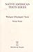 Walapai (Hualapai) Texts (Native American Texts Series, 2)