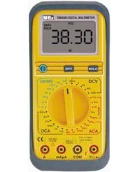 UEI Digital Multimeter  LCD Display, Probe Holder, Model# DM383B