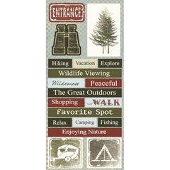 Scrapbook Customs - Travel Collection - Cardstock 