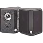 Wharfedale WH-2BLK Wide-Dispersion Satellite Speakers, Black (Pair)