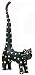 All Natural Handmade Small Cat with Long tail - Ring Holder
