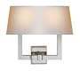 Two-light Square Tube Wall Mount By Visual Comfort