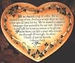 Decorative Wooden Block Inspirational Wall Plaque, Art - We've shared: Poetry on Wood Collection