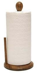 Lipper Bamboo Collection Standing Paper Towel Holder