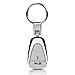 Lincoln MKS Chrome Metal Tear Drop Auto Key Chain