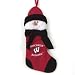 Wisconsin Badgers 22 Baby Mascot Christmas Snowman Stocking - NCAA College Athletics