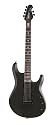 Music Man John Petrucci 6 Guitar, Tremolo Piezo Two Humbucker Stealth Black Rosewood Fretboard with Matching Headstock and JP Inlays